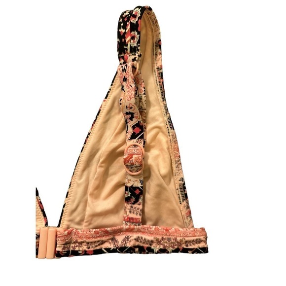 Seafolly Women's Fixed Longline Moroccan Moon Triangle Bikini Top Sz 4 B… - Picture 5 of 6